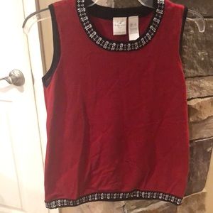 Sleeveless sweater vest Liz Claiborne small